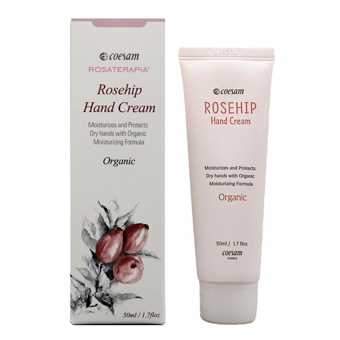 ローズヒップハンドクリーム Rosehip Hand Cream 50ml 有機ローズヒップ配合 coesam コエサム