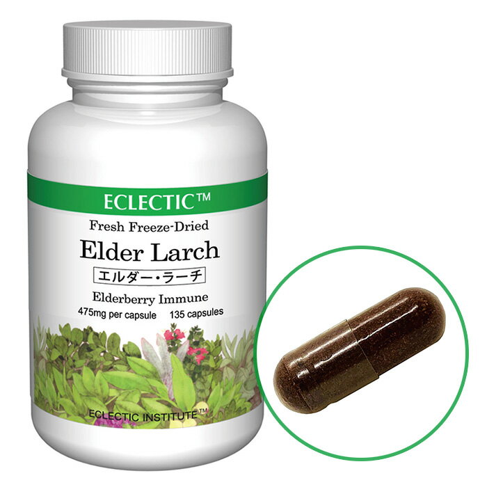 エルダー・ラーチ ブレンド FFD 475mg （45・90・135）カプセル ECLECTIC エクレクティック