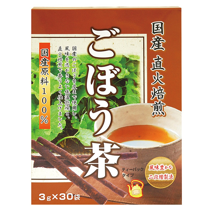 国産 直火焙煎 ごぼう茶 90g 3g×30袋 ユニマットリケン